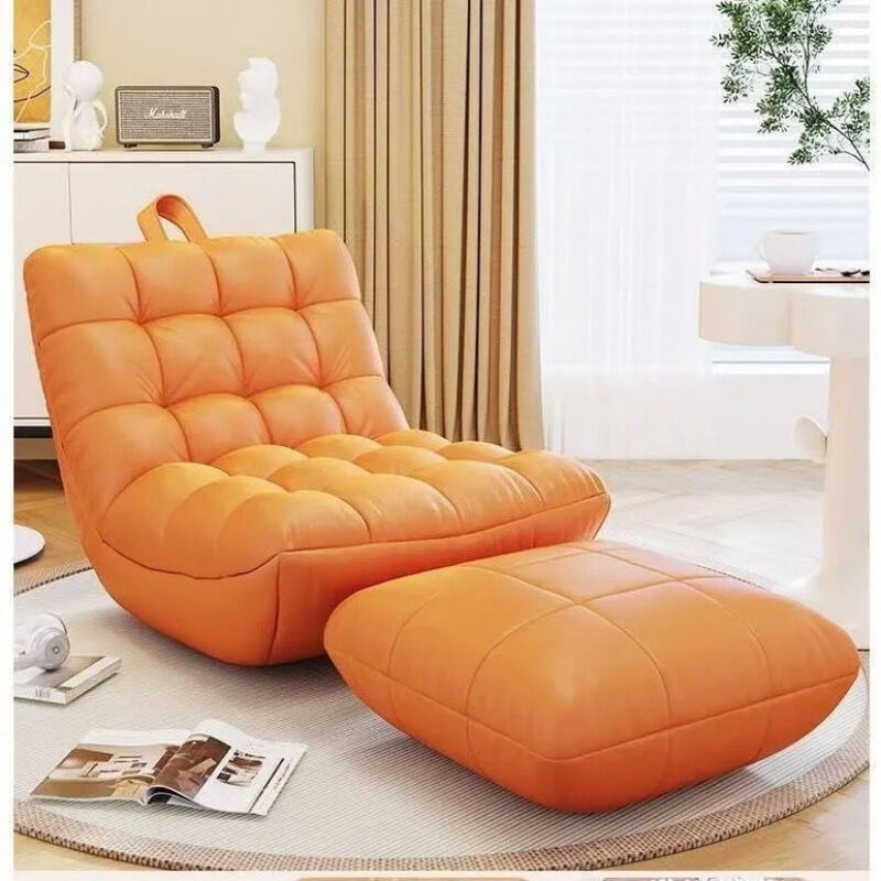 Japanese Style Tech Fabric Modular Bean Bag Sofa Pedal Single Seat Lazy ...